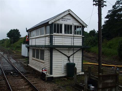 Wymondham South Junction signal box © Glen 